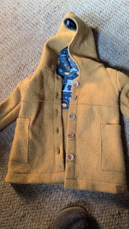 Meillisu Wolljacke gelb Grösse 80/86 
