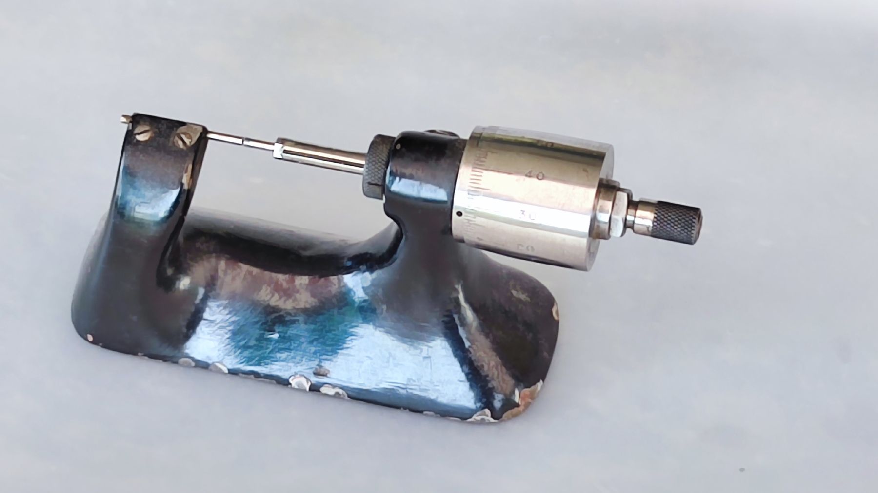 Messen: Antiker Mikrometer bis 15 mm – Gebraucht aus Grenchen von Elefantenfam 1