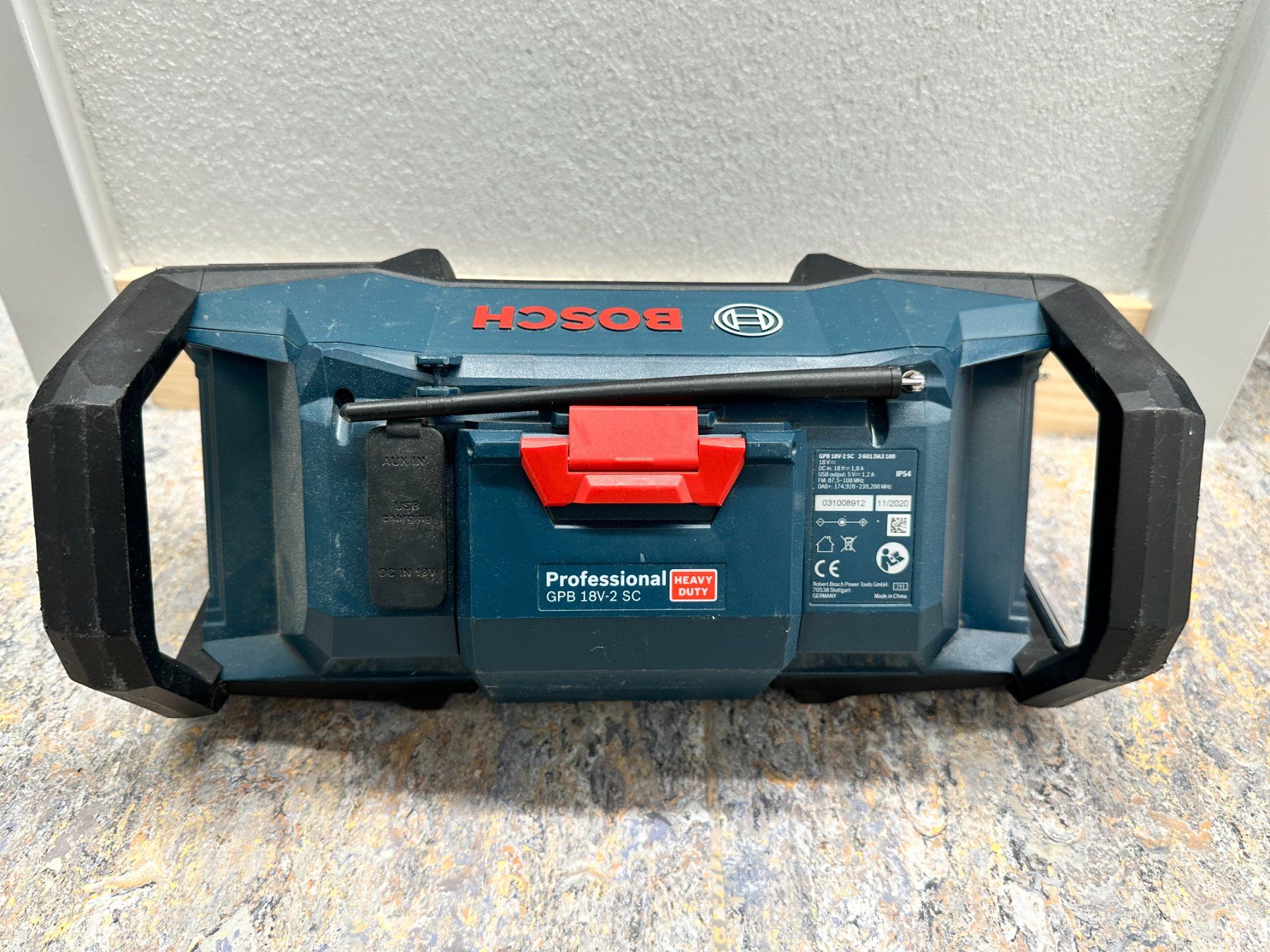 Bosch Radios: Bosch Professional GPB 18V-2 SC Baustellenradio DAB+ – Gebraucht aus Aarau von KonkursamtAargau 1