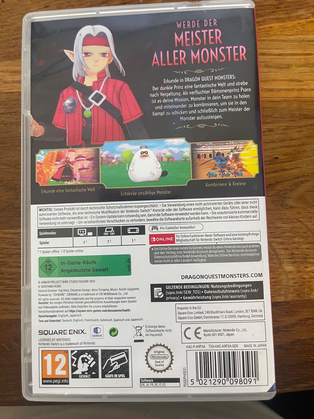 Giochi: Dragon Quest Monsters: Der dunkle Prinz - Switch – Usato da Oensingen venduto da ped_wb6r 2