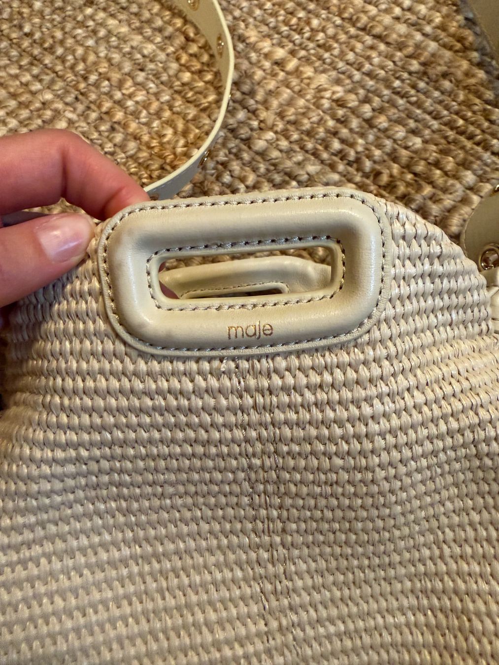 Maje Sacs femmes: Maje Miss M Mini Bag Raffia – D'occasion à Arosa par MissGipsy 6