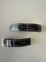 Blue Alligator Leather Watch Strap 21mm - Stylish!