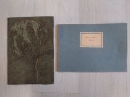 Carnet de dessins Yvonne Blain + linogravure