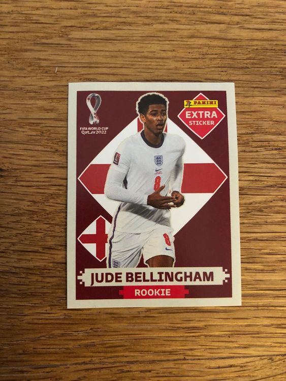 Panini WM 2022 Extra Sticker Jude Bellingham (Neu (gemäss Beschreibung ...