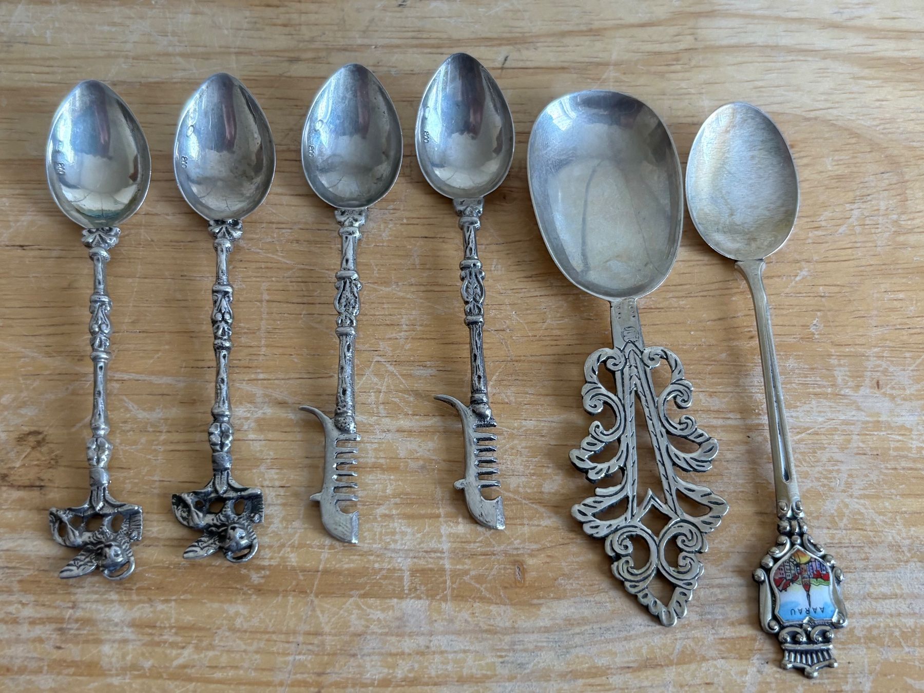 Bestecksets: Silberbesteck Jugendstil Löffel Gabel Messer be... – Gebraucht aus Frick von Rukki 2