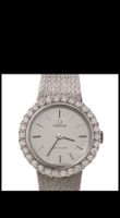 Omega De Ville Damen 750 Weissgold Diamantlünette Handaufzug