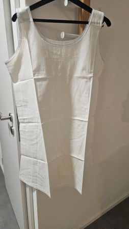 Vecchia camicia da notte in cotone bianco tg.42