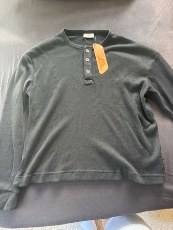 Henley Shirt Trendt Vision schwarz Grösse S neu mit Etikett