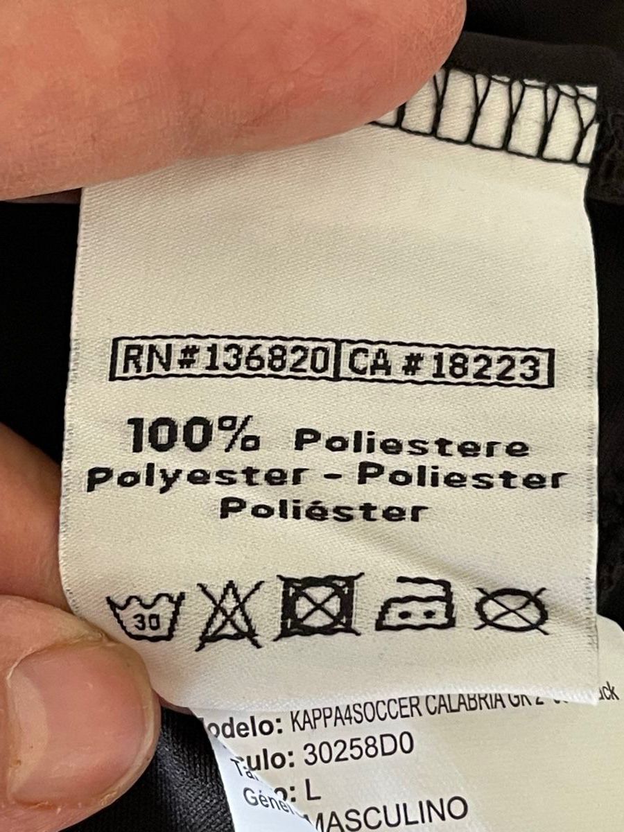 Kappa Canottiere & Pantaloni: Maillot pull  Kappa noir avec protections Large comme neuf – Nuovo (secondo la descrizione) da Kloten venduto da Vermicelles 8