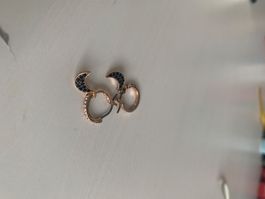 Original Swarovski Creolen | Mond-Anhänger