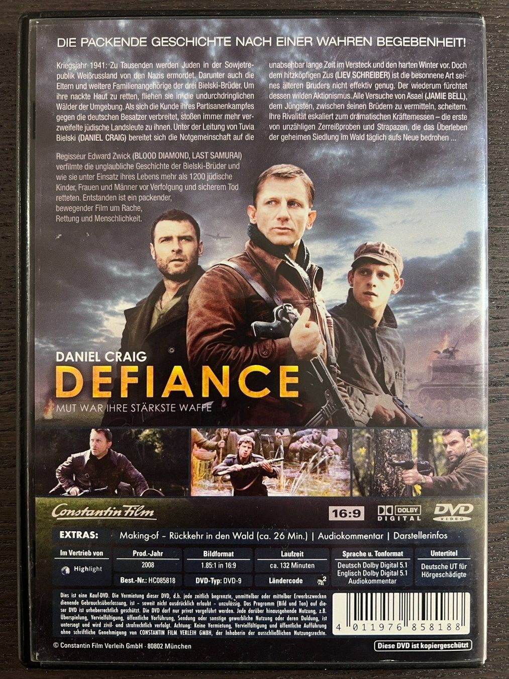 Tutti i DVDs: Defiance – Usato da Zürich venduto da FilmFreunde 1