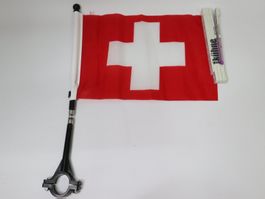 Schweizer Flagge für Fahrrad Velo Trotti Töffli Velöli Fahne