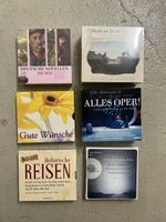 6 Hörbuch CD Boxen gemischt guter Zustand gebraucht
