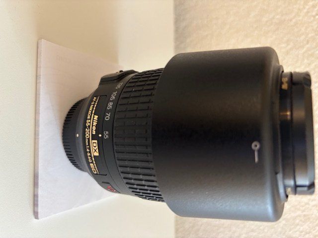 Nikkor Objektive: Objektiv Nikon, Nikkor DXVR, 55-200mm – Gebraucht aus Stein am Rhein von glocky 2