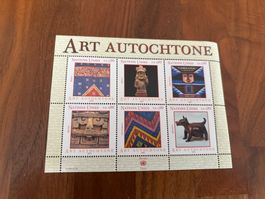 Briefmarken Bogen Art Autochtone UNO