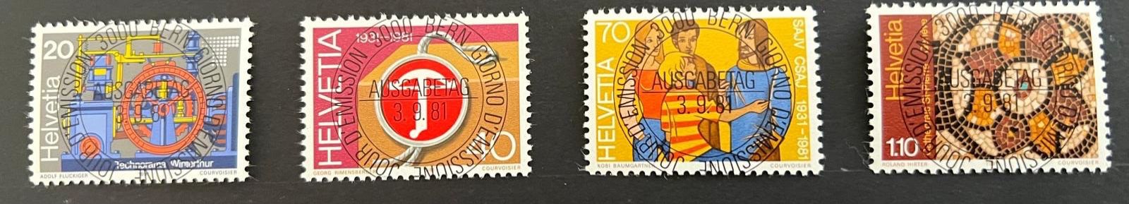 Tutti i francobolli: CH-Marke Vollstempel 1981 – Usato da Hünenberg See venduto da wer_5286