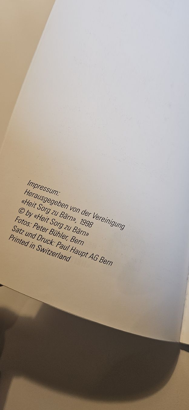 Livres: Bern-Brevier, Buch 1998 – D'occasion à Belp par Ginus85 1
