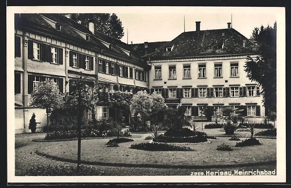 Ansichtskarten: Herisau, Heinrichsbad mit Restauration – Gebraucht aus Berlin von bartko-reher