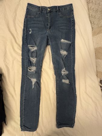 2x Ripped Skinny Jeans Grösse 40