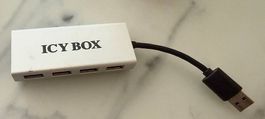 4 Port USB 3.0 Aluminium Hub mit Type-A Anschluss