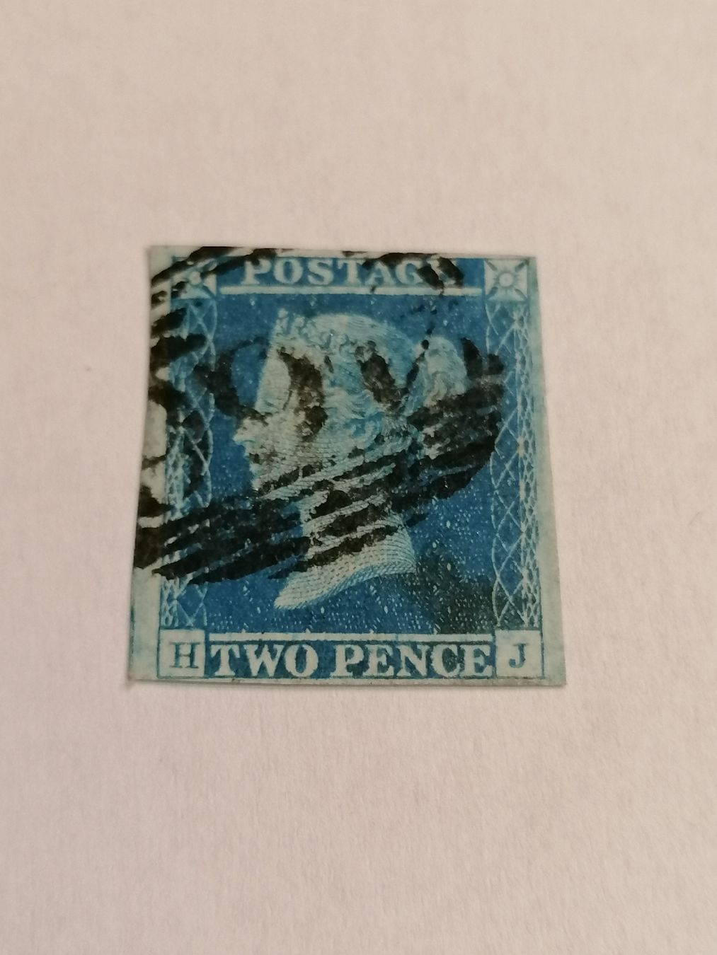 Tous les timbres: Two pence blue 1841, Platte 4  – D'occasion à Happerswil par tschergi