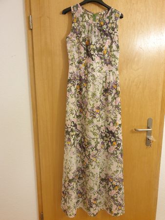 Robe d'été longue, S, avec doublure, polyester