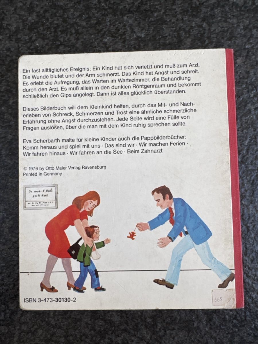 Libri: Beim Arzt, Scherbath, Ravensburger – Usato da Eschenz venduto da Belladog 1