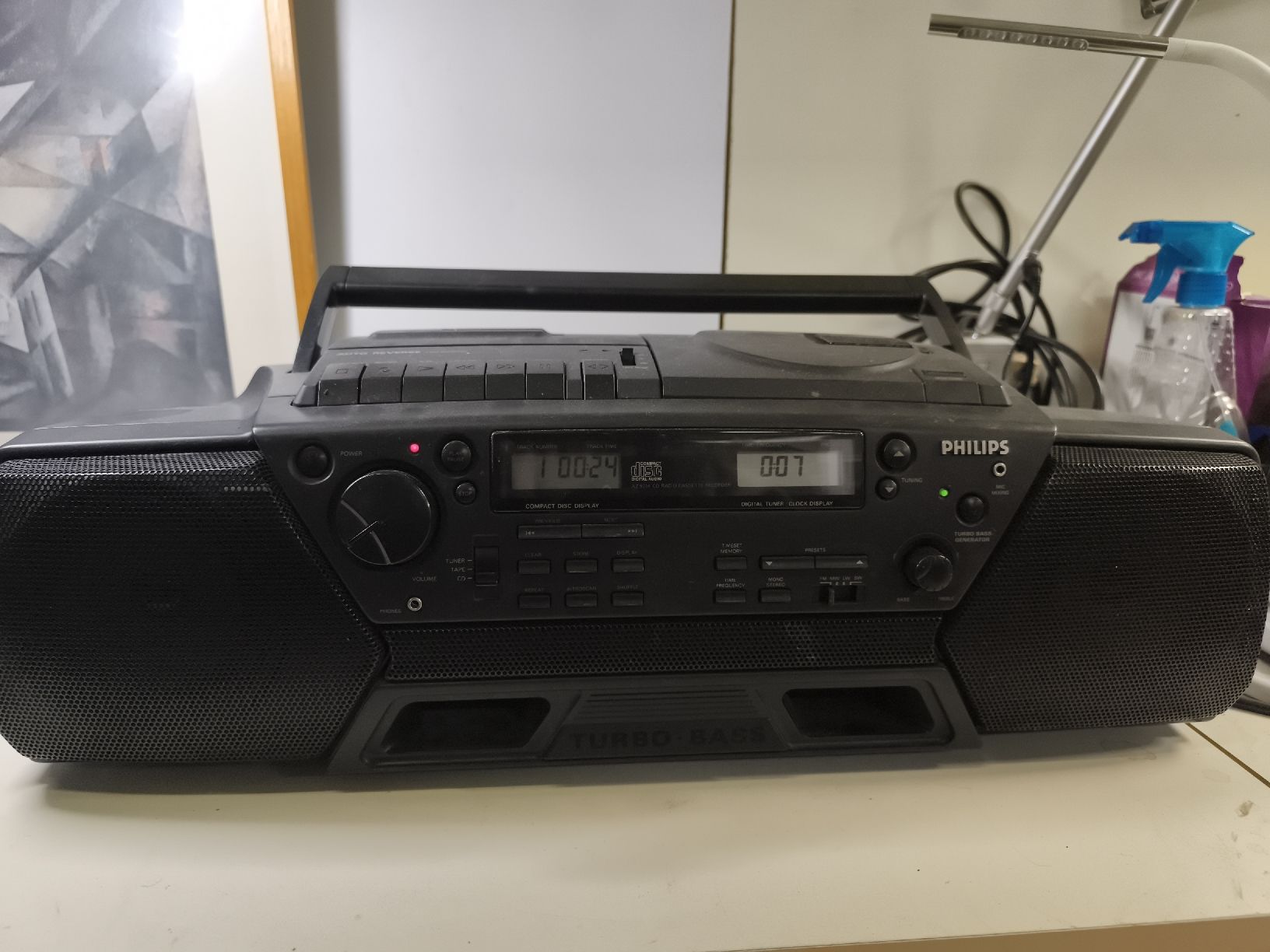 Philips Radio: Philips Ghettoblaster/Radiorecorder(nov768) – Usato da Künten venduto da Schnaepplihuus 1