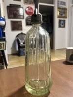Alte Siphon Flasche aus Glas
