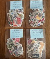 Lot 4 sachets timbres Français oblitérés 