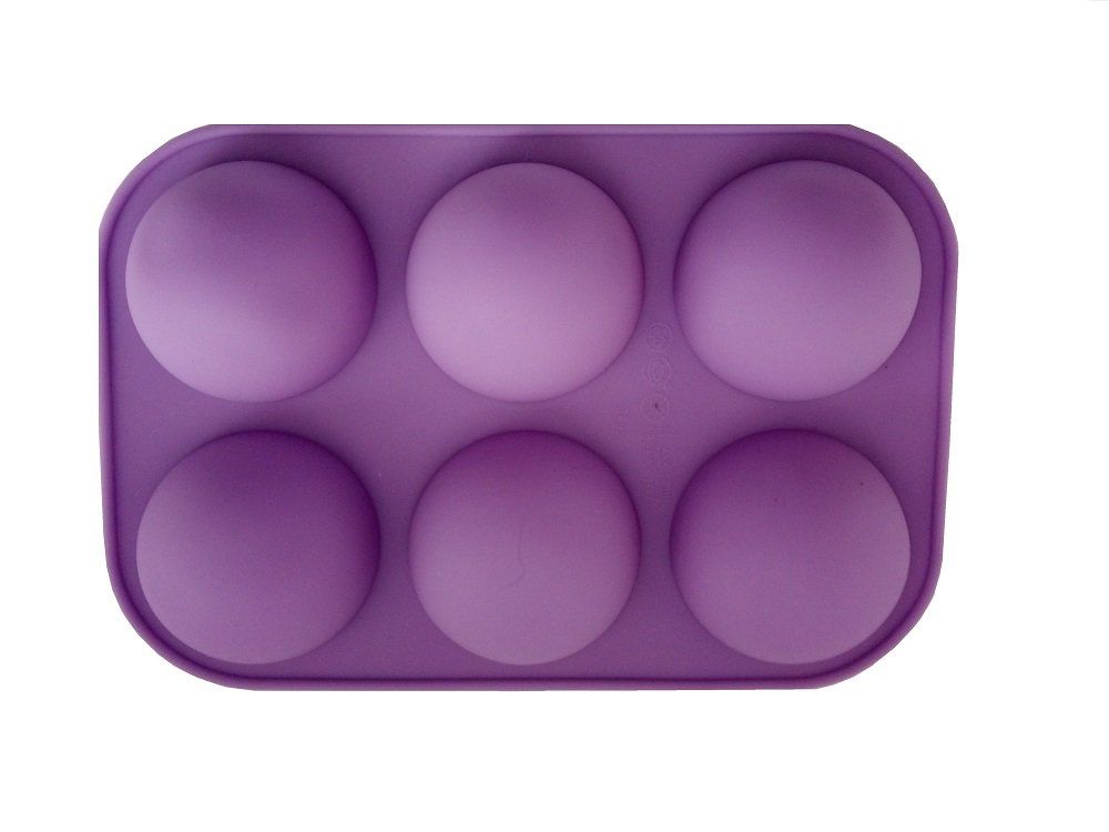Teglie da forno: Silikon Backform 6 Halbkugeln - 19.5 x 13 x 2 cm – Nuovo e nell'imballaggio originale da Werdenberg venduto da EXA-Animal-World