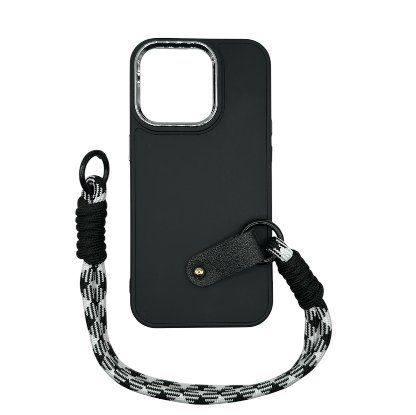 Cover & Protezioni schermo: Schwarze iPhone Hülle mit Band Kordel, gratis Versand – Nuovo (secondo la descrizione) da Opfikon venduto da TSell