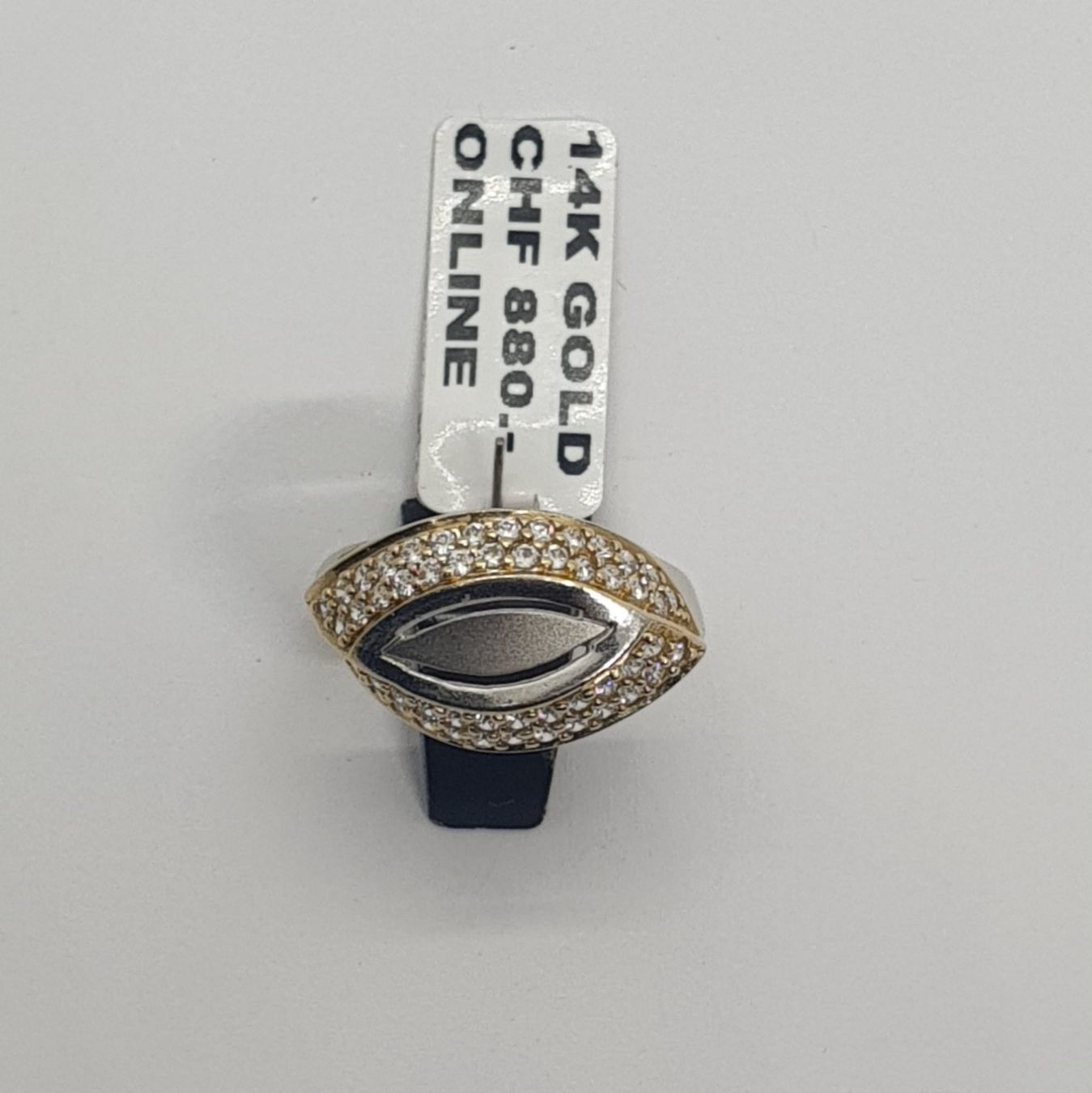 Anelli: Echt 14K Gold Ring – Usato da Luzern venduto da Luzern-Goldhaus