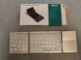 faltbare Bluetooth keyboard with touchpaf