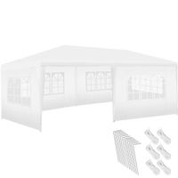 Pavillon 6x3m mit 5 Seitenteilen wasserdicht KANTORA