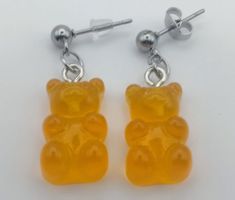 Ohrring Gummibär Ohrstecker CHARM Oursons gommeux ORANGE