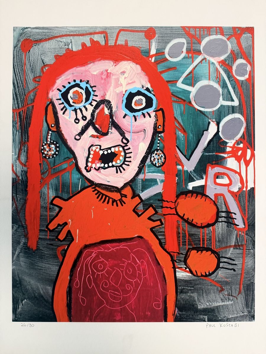 Grafiken & Lithographien: Paul Kostabi - Farblithographie  – Gebraucht aus Solothurn von NUVICO 2