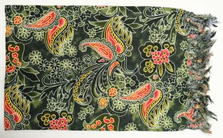 Paisley Sarong Lunghi Pareo, Viskose Tuch als Schal Umhang