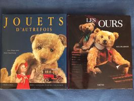 Lot de 2 livres jouets d'autrefois et les ours