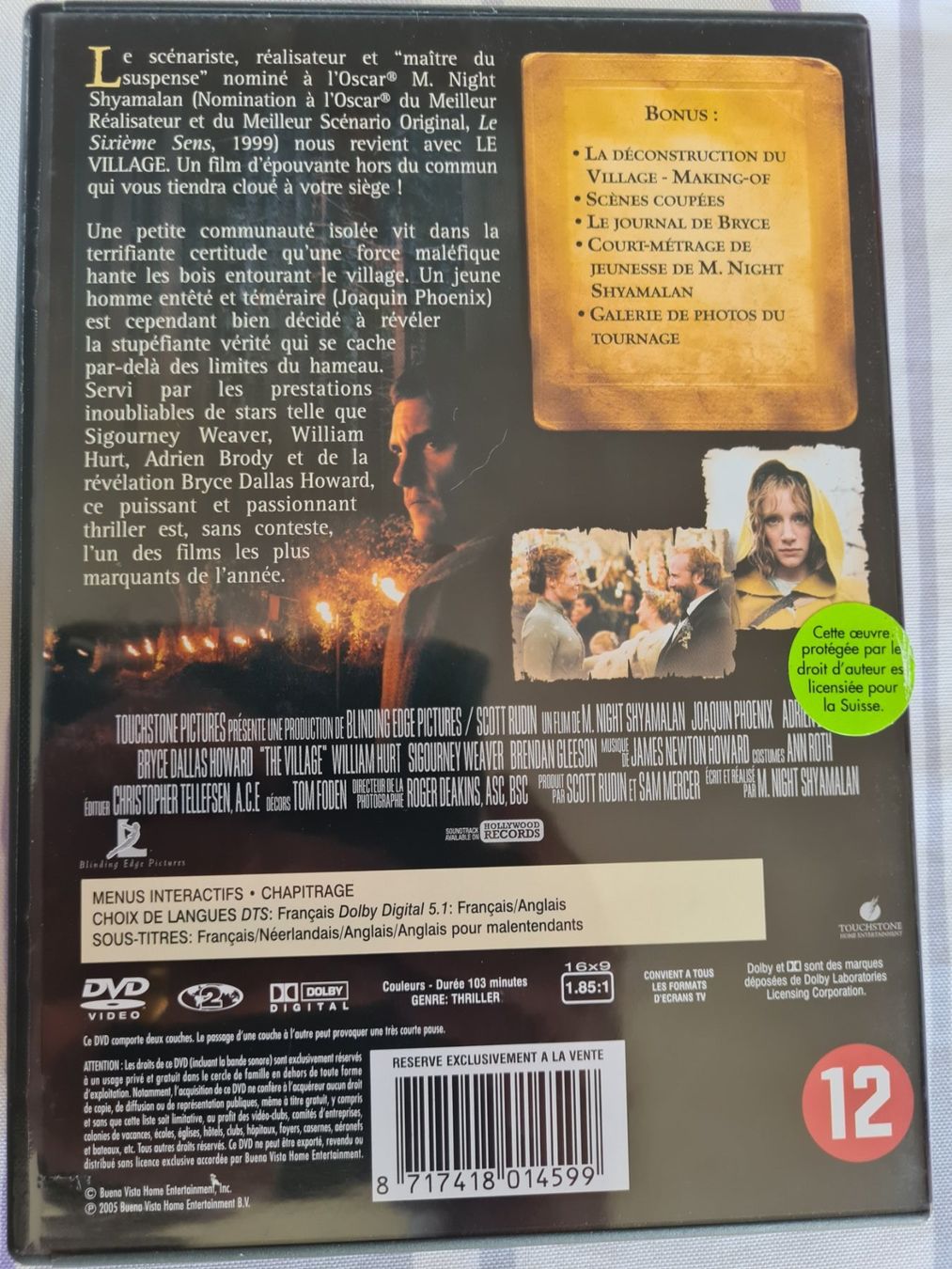 Tous les DVDs: Le village – D'occasion à Tavannes par Xeney 1