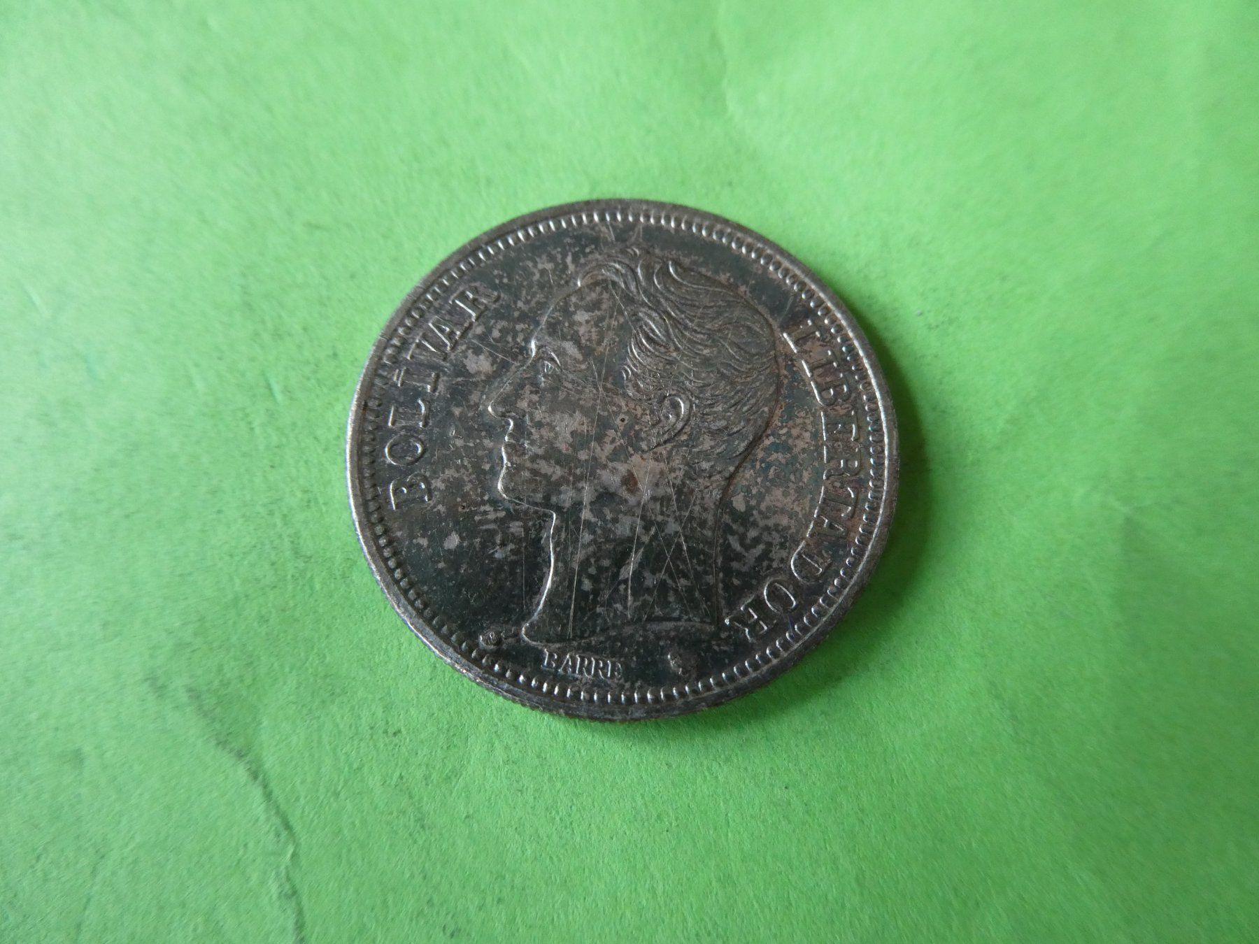 Tutti le monete: Venezuela 1960, 2 Bolivares  - Silber – Usato da Hinterforst venduto da Rohusri 1