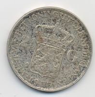 Niederlande 2 1/2 Gulden 1933 Silbermünze