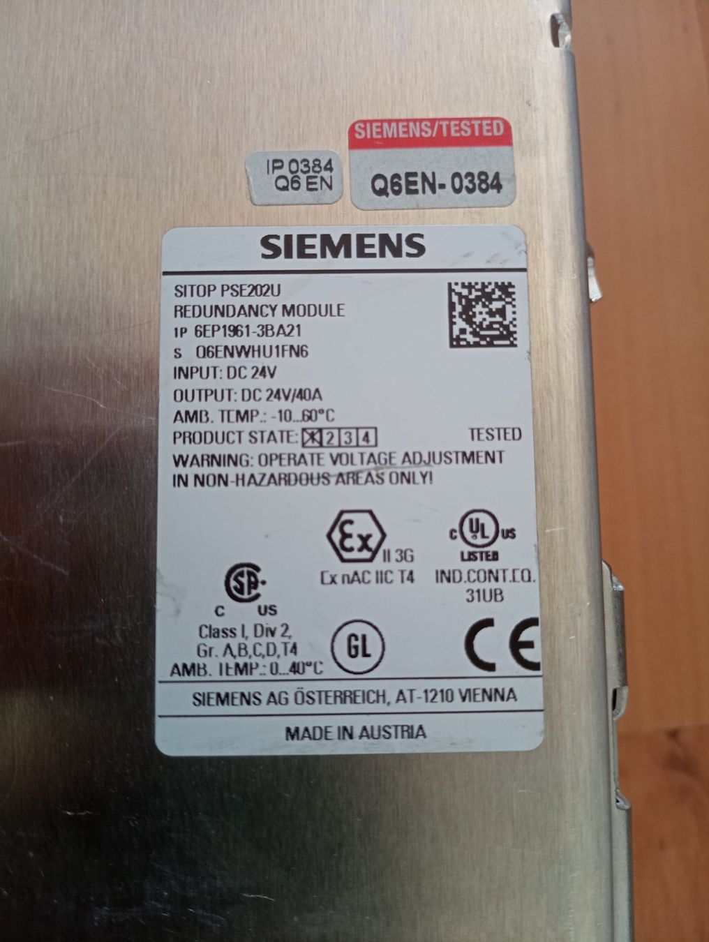 Siemens Elektronikbauteile: Siemens SITOP PSE202U Redundanzmodul / 6EP1961-3BA21 – Gebraucht aus Ufhusen von HKSC 2