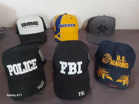 6 Kappen (Police, FBI, Marines, DMC....)