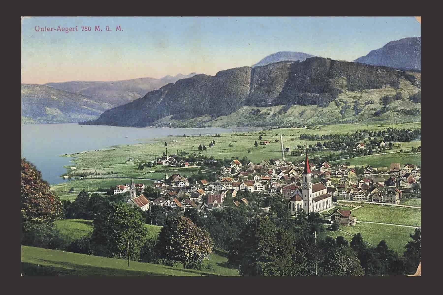 Ansichtskarten: AK Unter Aegeri – Gebraucht aus Goldau von artelier1