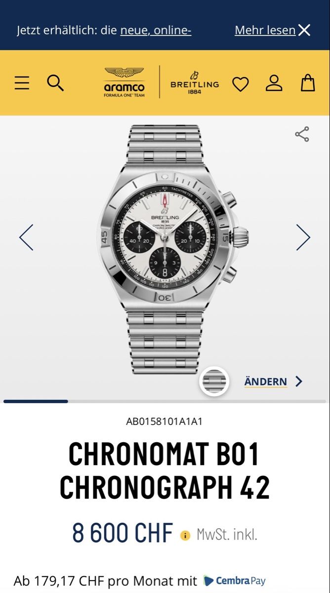 Breitling Orologi: Breitling Chronomat B01 42 – Nuovo (secondo la descrizione) da Cornaux NE venduto da dudun3 7
