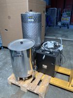 Brauanlage mit 50l Braumeister, 120l Gärtank inkl. Kühler