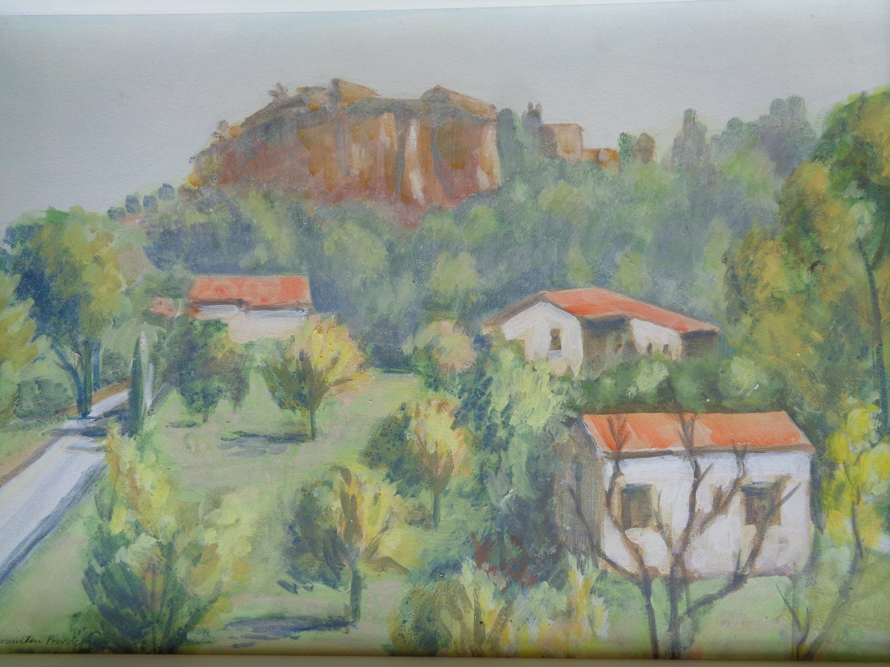 Tableaux: GEMÄLDE ROUSSILLON PROVENCE FRANKREICH – D'occasion à Henggart par Pascha22 1