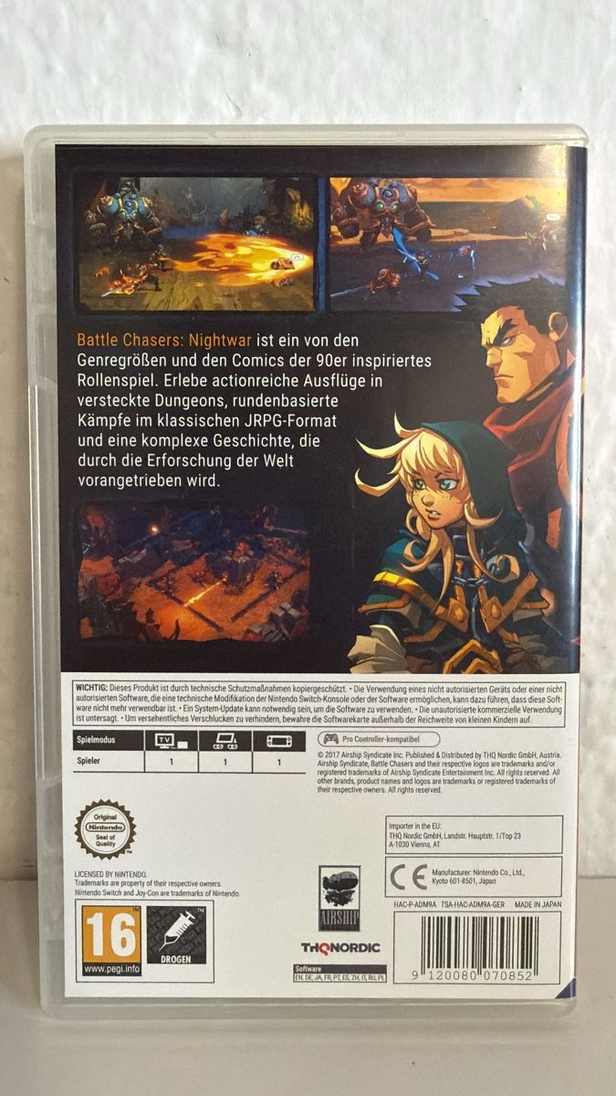Nintendo Spiele: Battle Chasers Nightwar - Nintendo Switch Game – Gebraucht aus Ehrendingen von bubulence 1