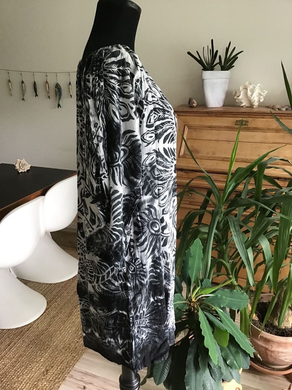 Tuniche: Standkleid aus Baumwollcrepe Gr. S – Usato da Birsfelden venduto da rah_8bfj 3